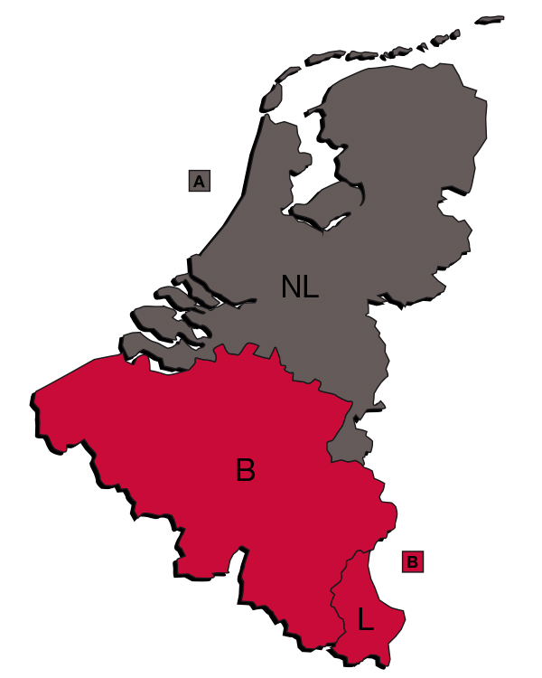 Benelux Map